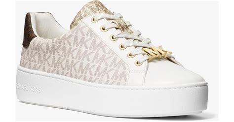 michael kors studded sneakers vanilla|Michael Kors sneakers for sale.